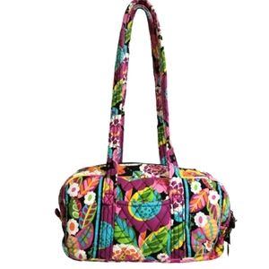 Vera Bradley Retired Va Va Bloom Floral Quilted Shoulder Tote Bag